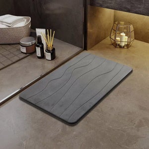 BLUEMANOR Tapete De Baño De Piedra, Ultra Absorbente