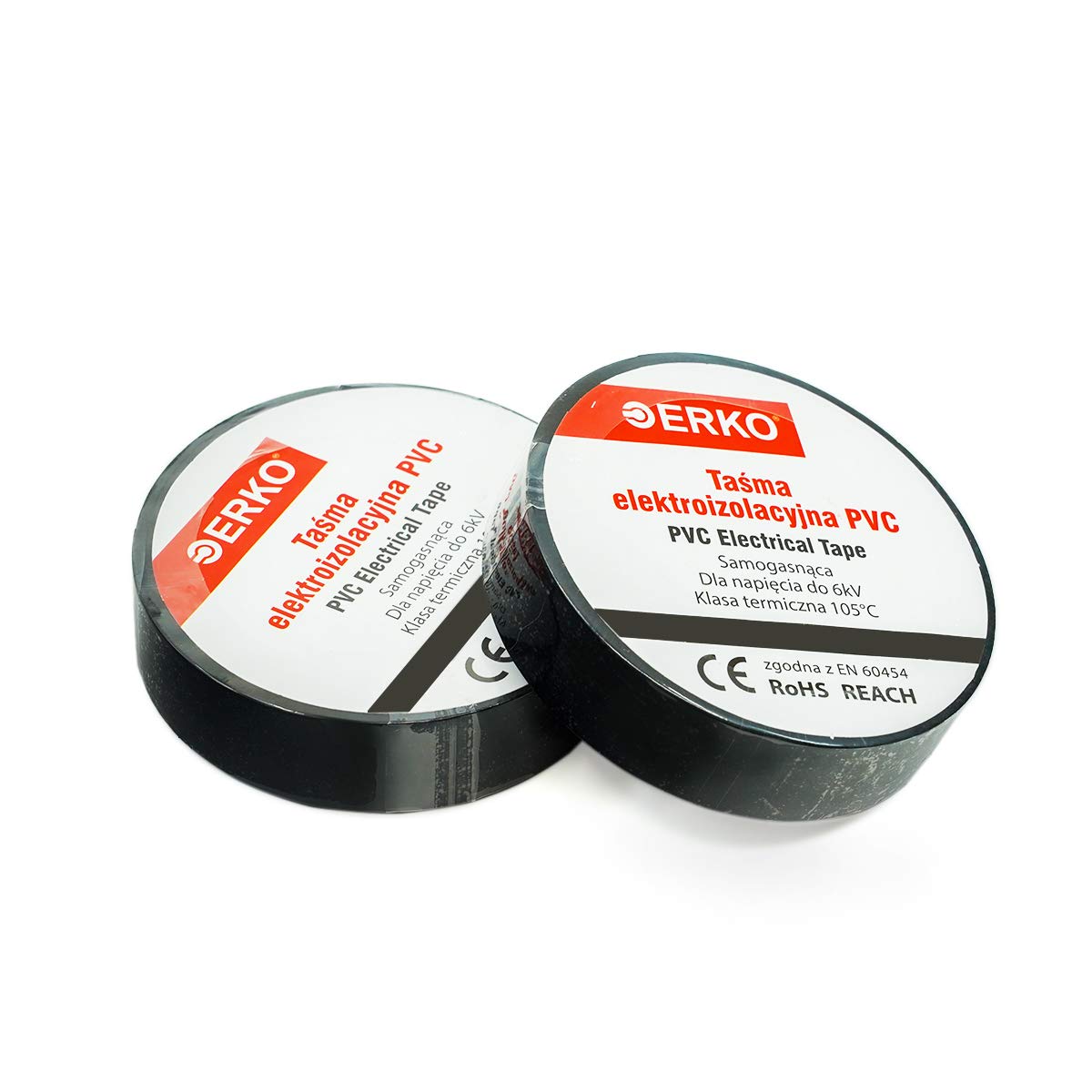 ERKO Nastro Isolante Nero 10 Pezzi 15mm x 10m Nastro Isolante in PVC Flessibile per Elettricità - Alta Adesione, Resistente ai Prodotti Chimici, Impe - 3