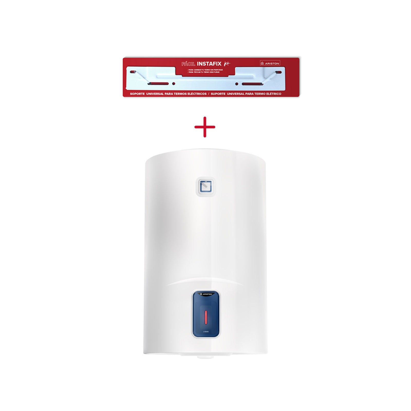 Ariston Termo Eléctrico Lydos R 100 Litros + Soporte De Pared Instafix Vertical - Imagen 2