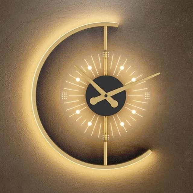 Reloj de pared LED ligero, reloj de pared digital con atenuación de 3 niveles, números grandes - Reloj despertador (Color: Atenuación tricolor) - RAP