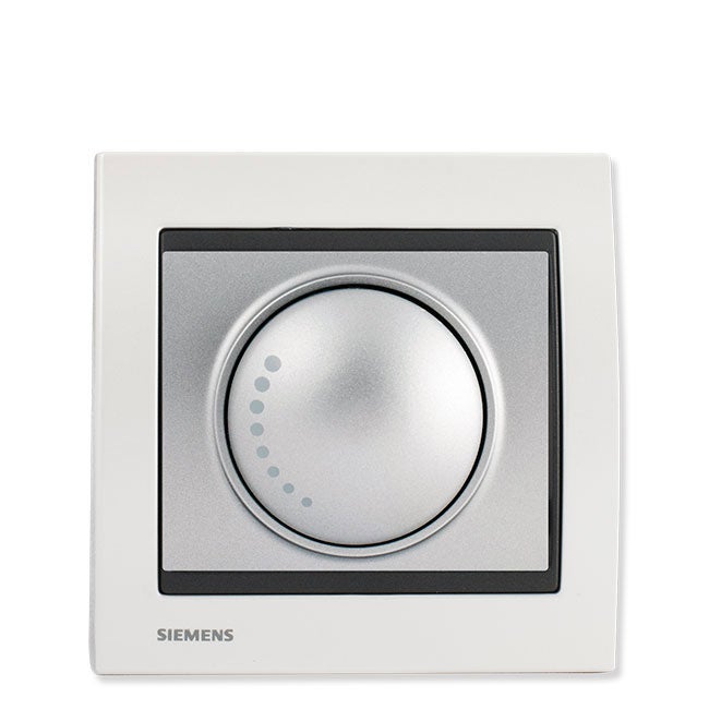 Va et Vient Variateur 500W Silver Delta Iris + Plaque Métal Blanc — free download