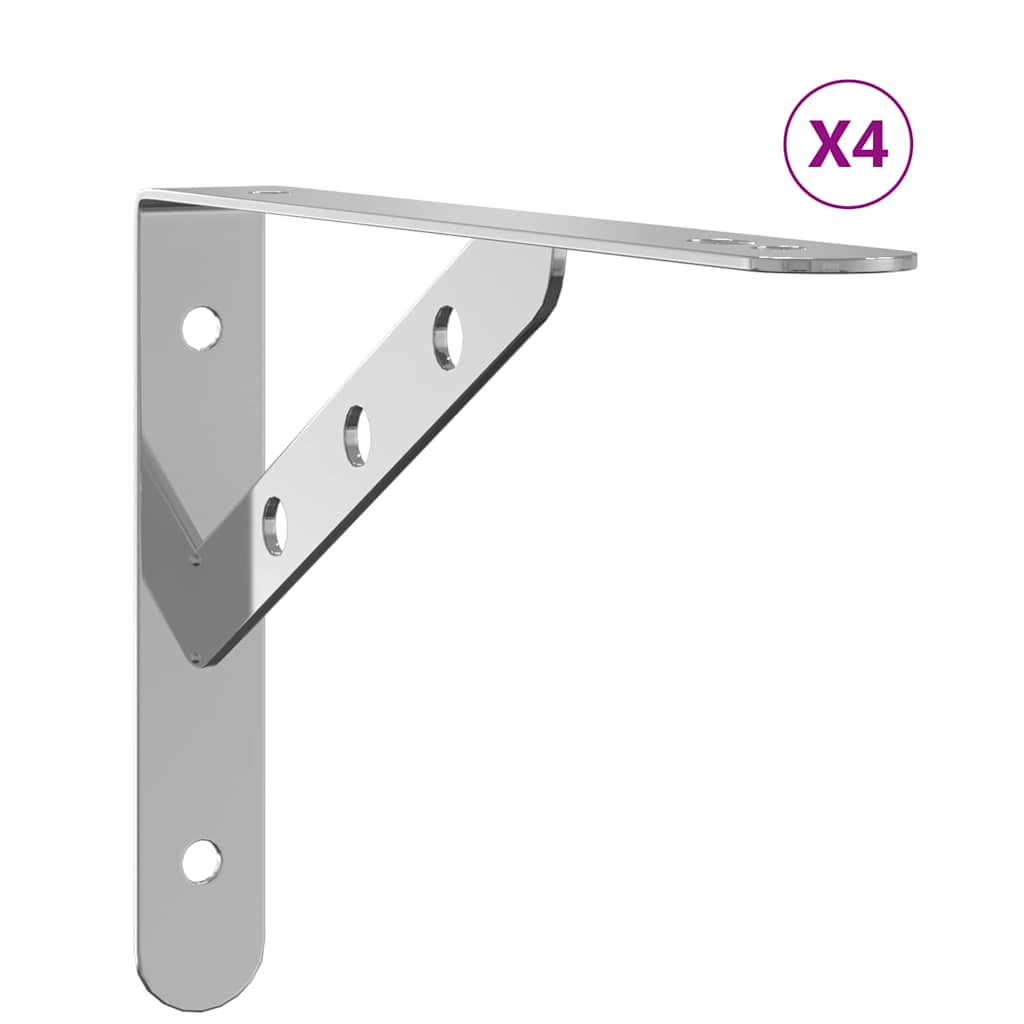Fermalibri In Acciaio Laccato Argento - Bolis Italia, Coppia? 19,5 X 14 X 15,5 Cm, Design Essenziale - 5