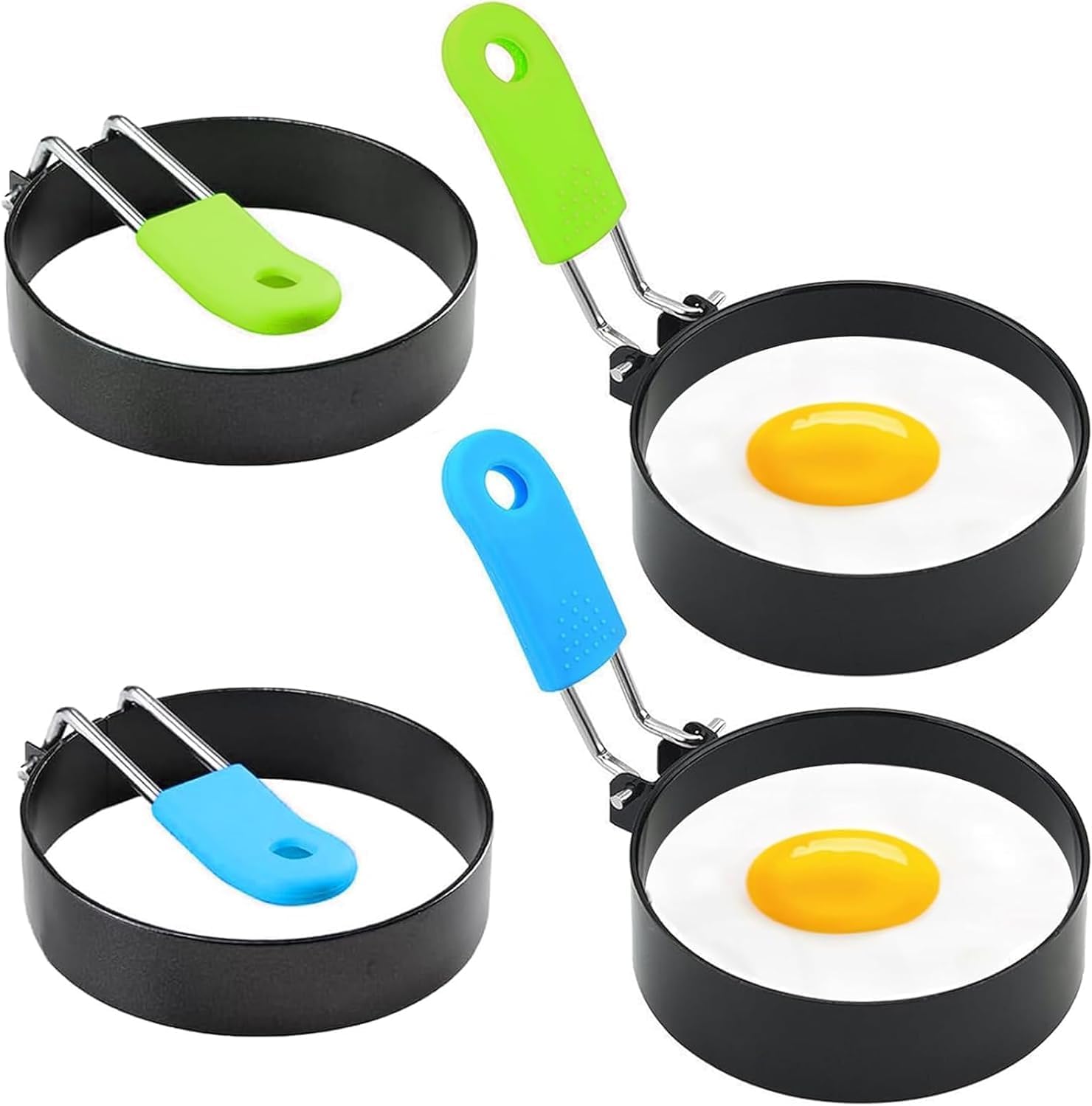 Lot De 4 Anneaux En D En PVC Pour Kayak Et Paddle – Légers, Imperméables, Fixation Corde, Blanc