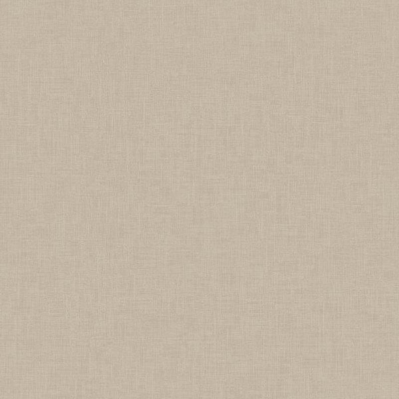 Papel pintado liso efecto lino beige - 53 cm x 11.2 m - borastapeter