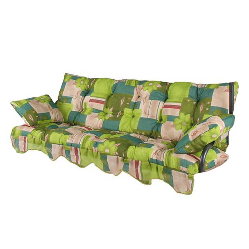 Poduszki na huśtawkę 170 cm Bora zielone kwiaty Patio