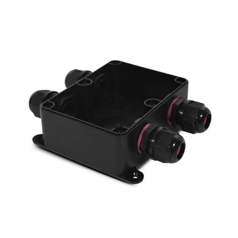 Boîte de dérivation étanche - 4 entrées - IP68 - Nylon - Noir - 5