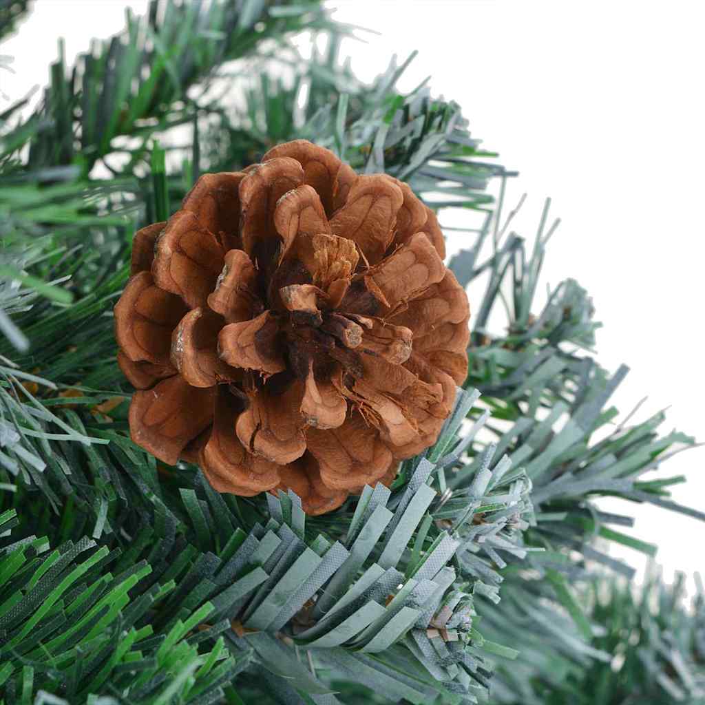 Sapin de Noël | Arbre de Noël artificiel avec 300 LED Vert 180 cm PVC et Acier - 8