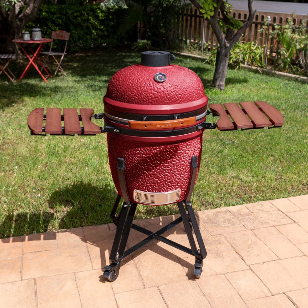 BBQ KAMADO - Ceramiczny grill z wędzarnią