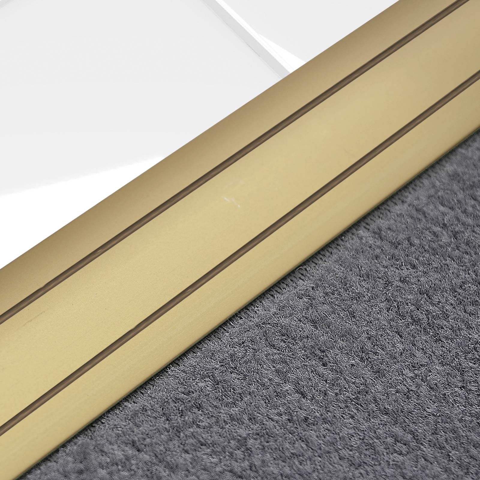 Lastra di soglia K132 Forma: C : 36 mm Lunghezza: 90 cm Oro preforato - 2