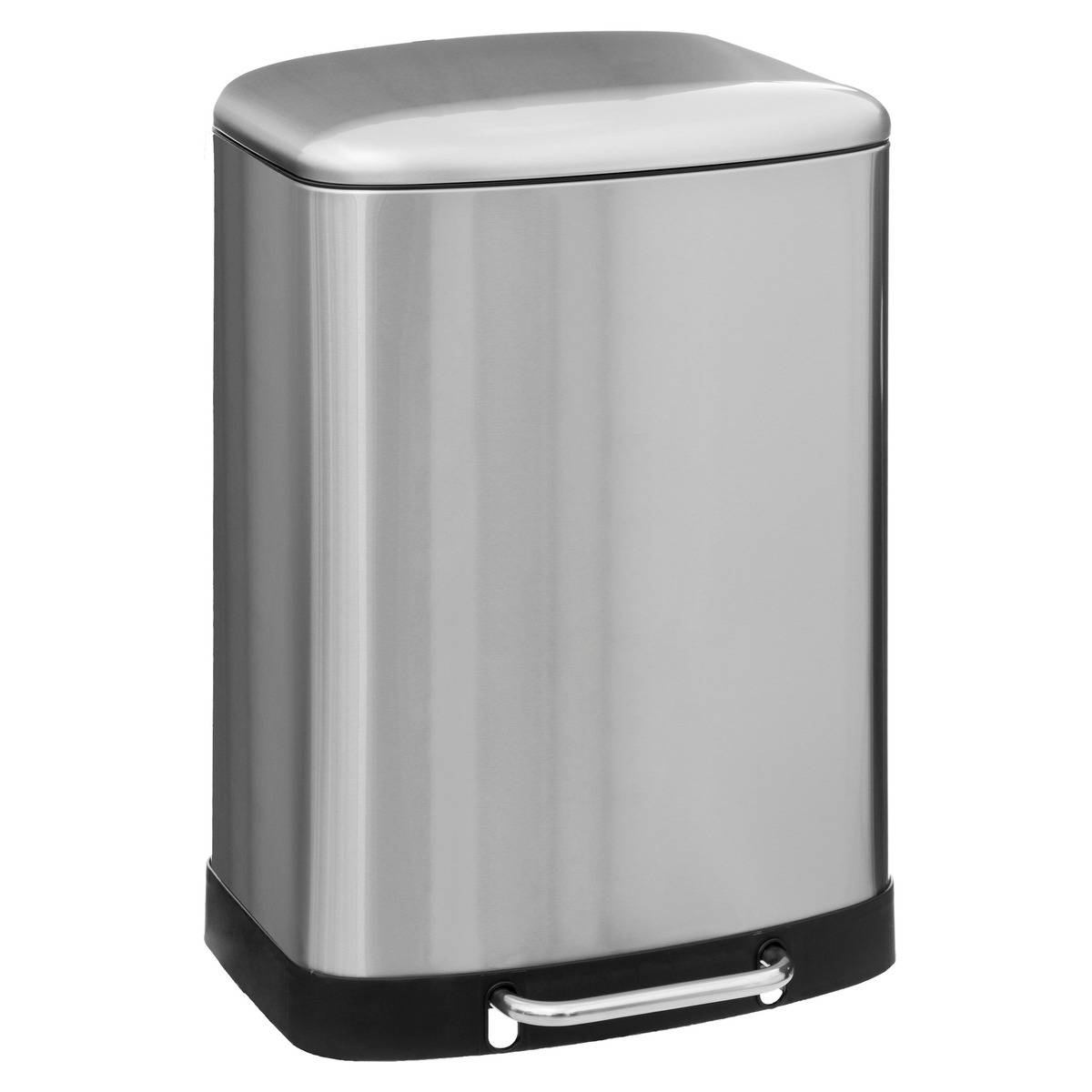 Cubo De Reciclaje De Acero Inoxidable Con 3 Compartimentos Y Pedal - Capacidad 18L Cada Uno, Diseño Ariane