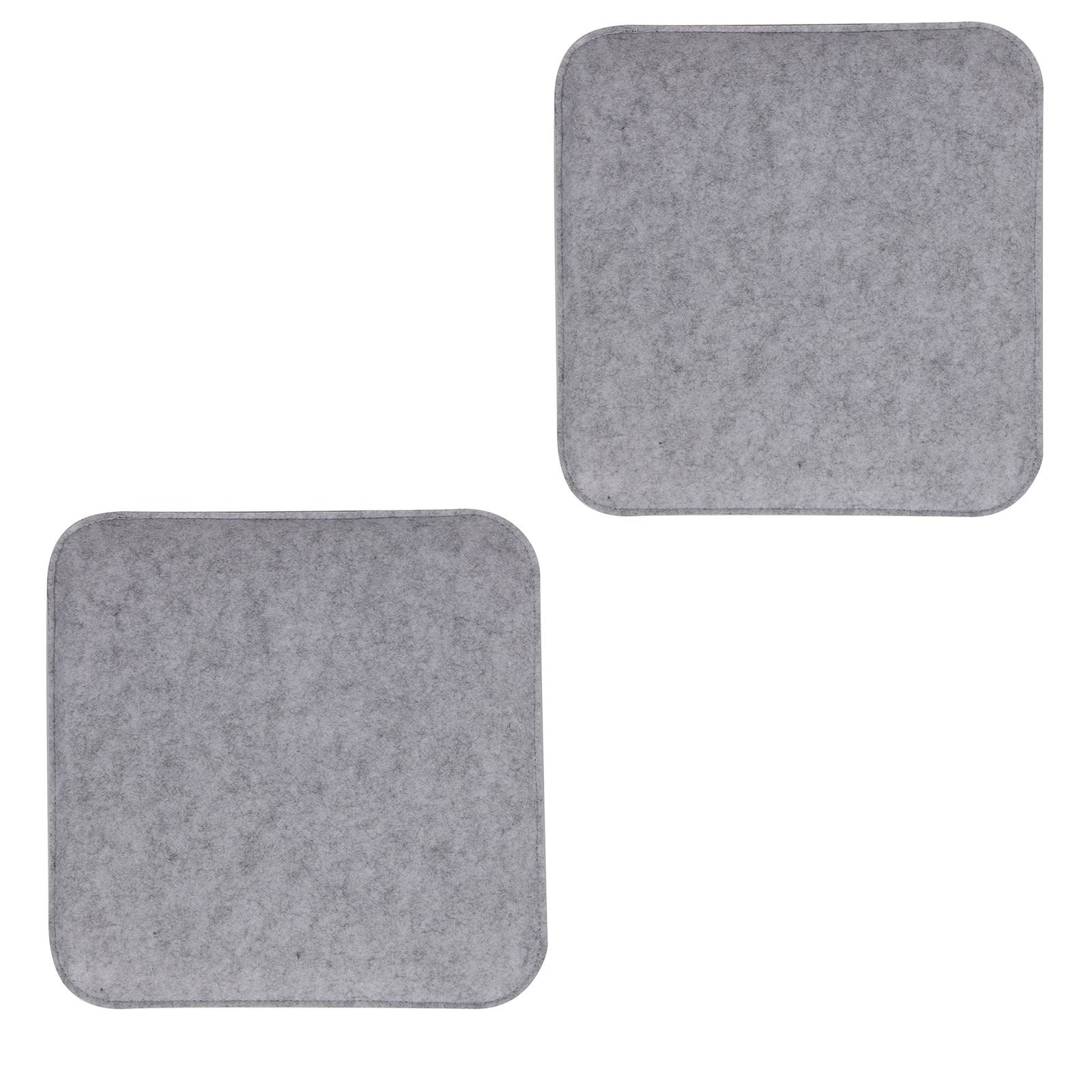 Design Coussins D'Assise Ronds En Feutre 35 Cm | Lot De 4 | Coussins