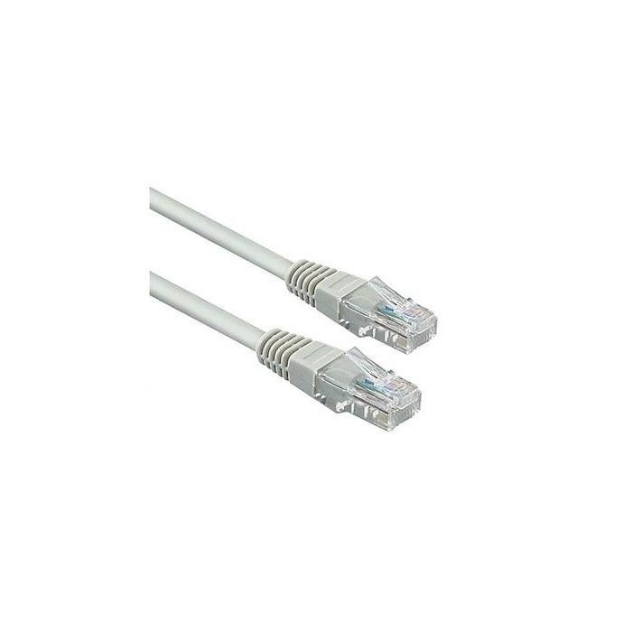 CABLEPELADO Cavo di Rete LAN Dati Gigabit RJ45 Intrecciato, 1 x 90°, Categoria 5E, Compatibile PC, PS4, PS5, Smart TV, Server, 0,5 Metri, Nero