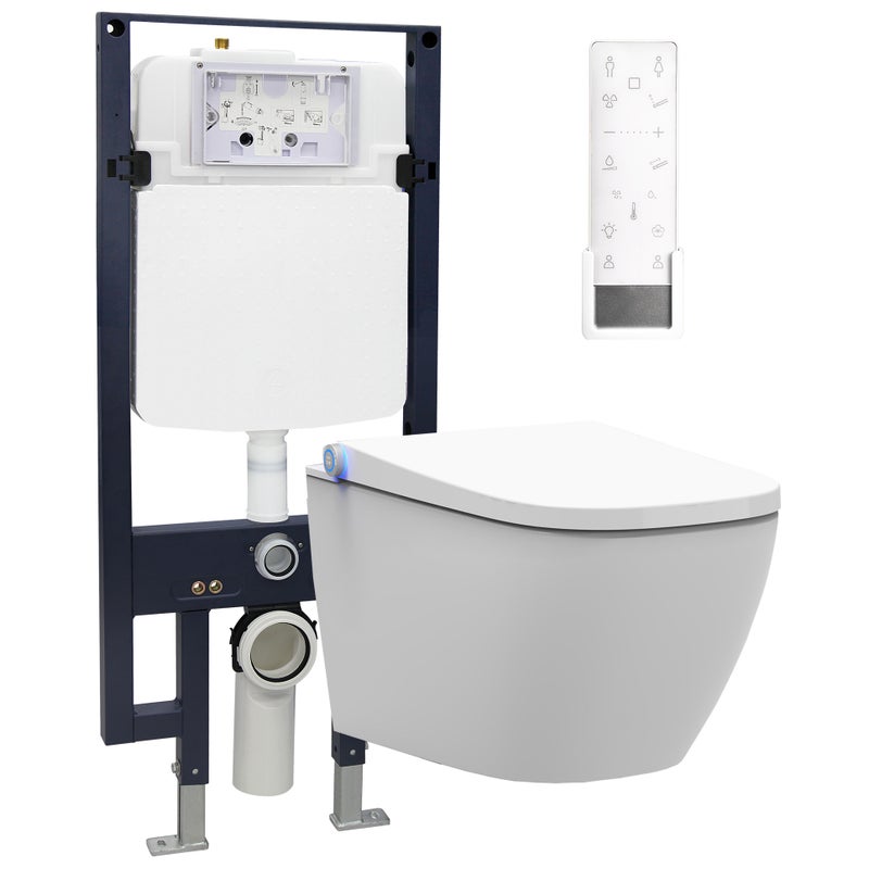 Bernstein Zestaw WC Toaleta myjąca PRO+1104 + stelaż + panel 4111s + mata