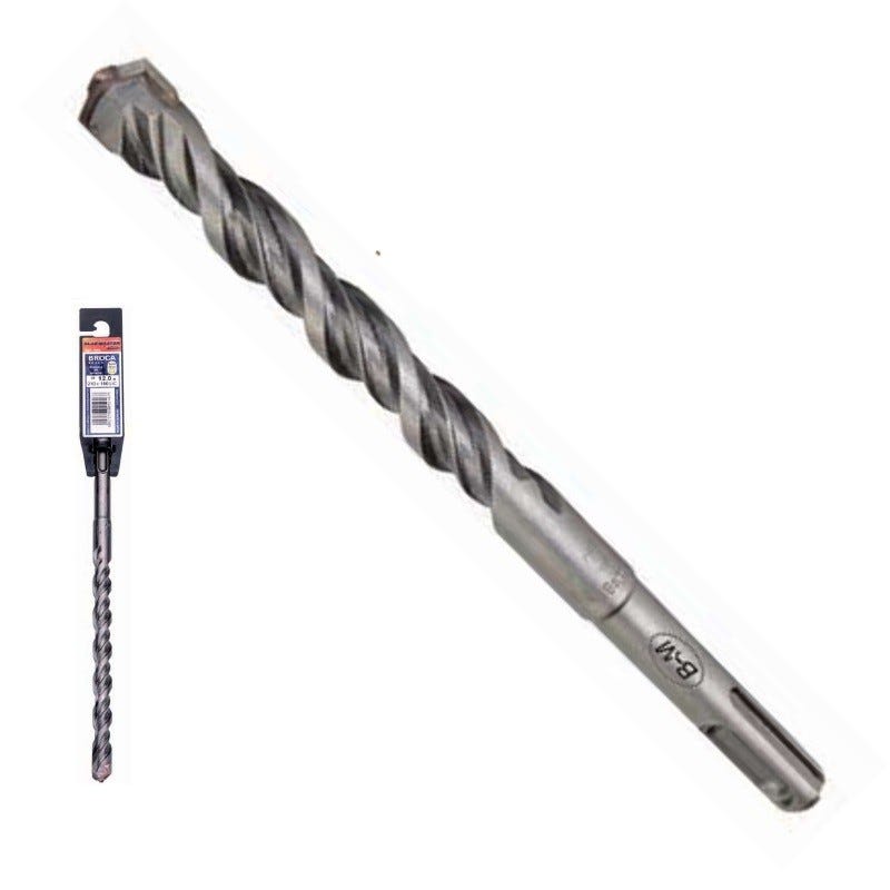 Foret Béton 20 X 400 Mm Avec Adaptateur SDS Plus - Pour Perceuse à Percussion, Maçonnerie, Pierre