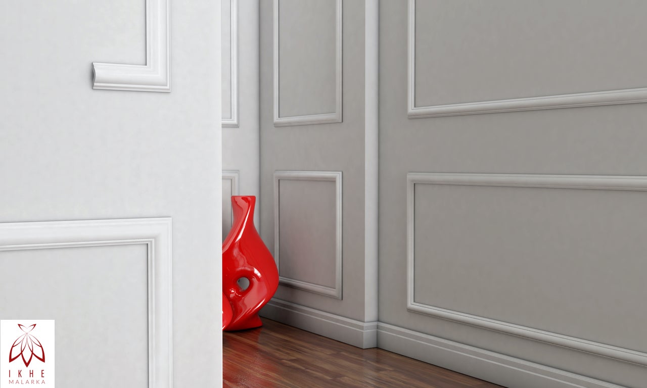 Moulure décorative 1 pièce / 2 mètres – polystyrène dur – décoration murale et plafond – DP1 - 3