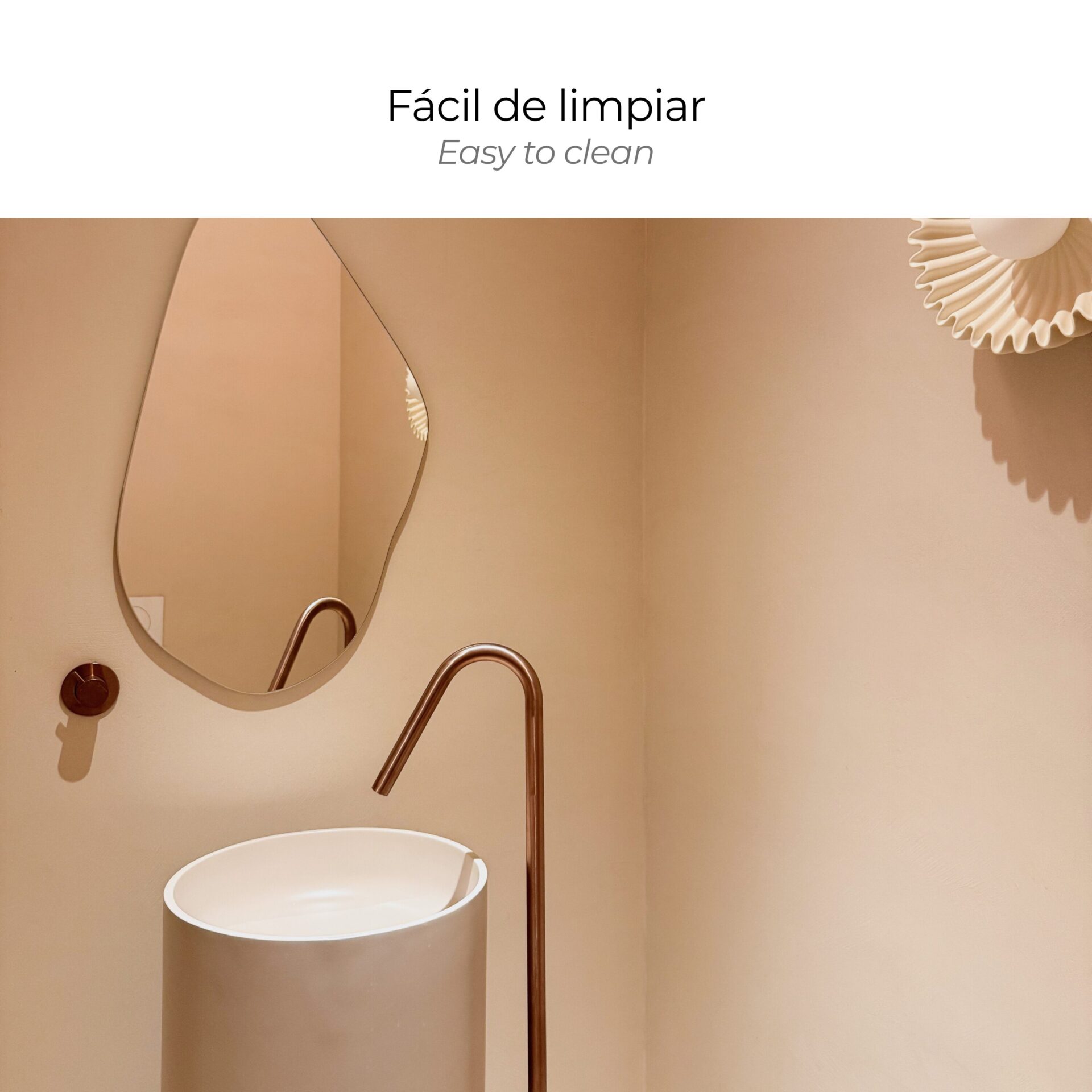 HOMECRET | Kit Completo de Microcemento para PAREDES de BAÑO de Pladur/Yeso | Listo al Uso | Efecto Cemento | 20 m² - Color FOSSILE - 8