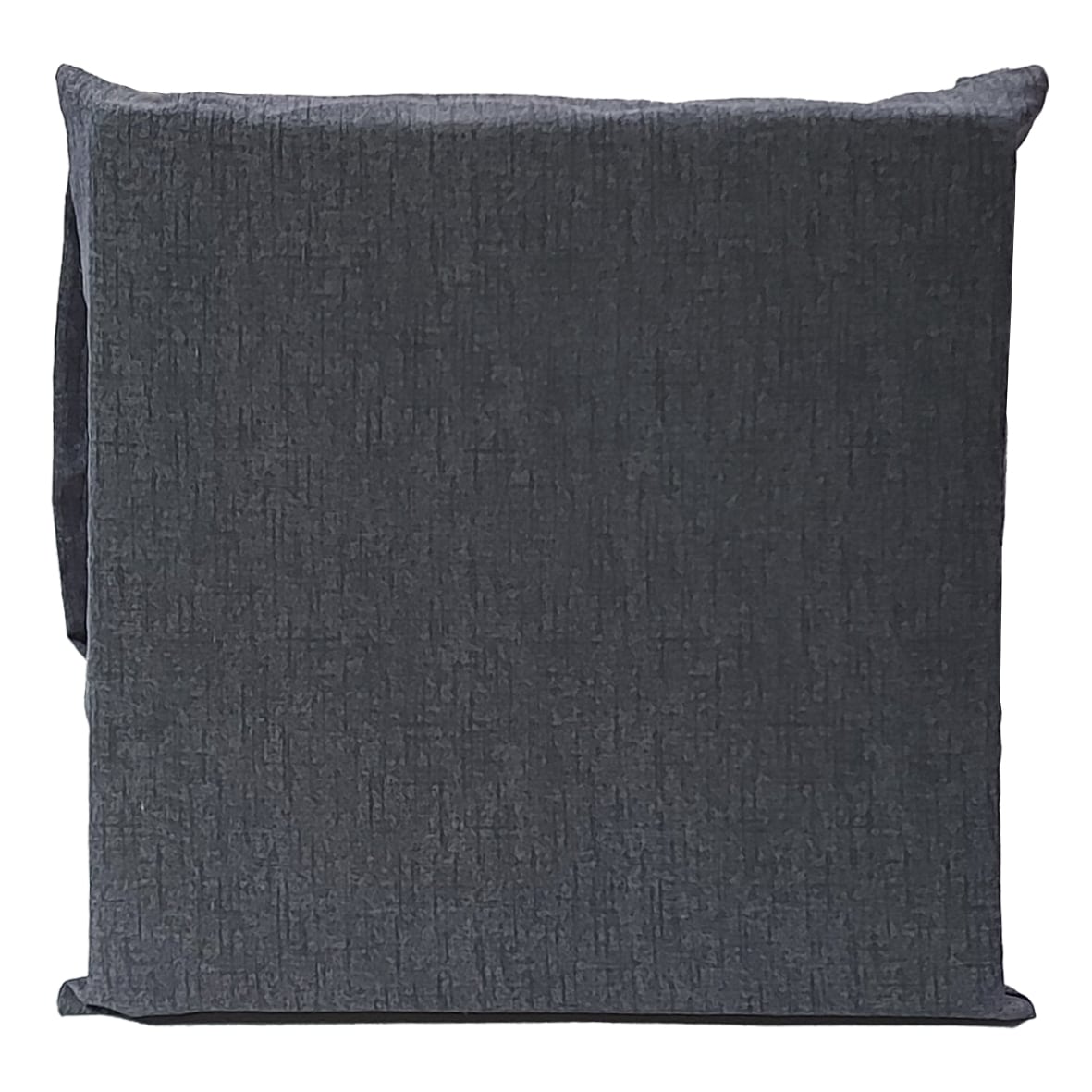 Lot de 6 coussins de chaise Sorrento déhoussables à double face avec attaches 40x40x5 cm (Gris) - 2