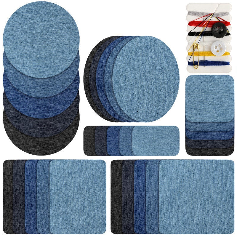 Naprasowanki naprawcze do dżinsów 30 szt DenimBlue