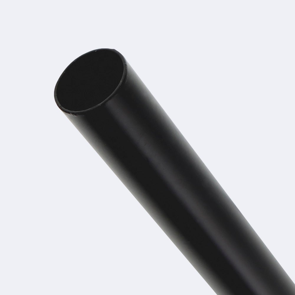 Bastone Tende Doppio Nero Opaco 420cm - Terminali a Sfera Metallo