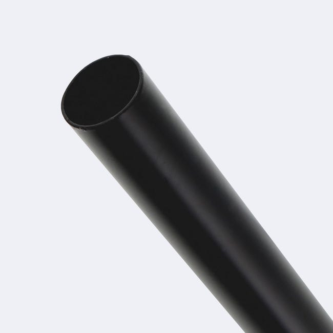 Bastone Tende Doppio Nero Opaco 420cm - Terminali a Sfera Metallo Bastone Tende Doppio Nero Opaco 420cm - Terminali a Sfera Metallo
