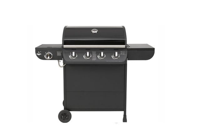 SOLIDNY GRILL GAZOWY EL FUEGO COLUMBUS 4+1 15kW DUŻY RUSZT 68x41cm OD RĘKI!