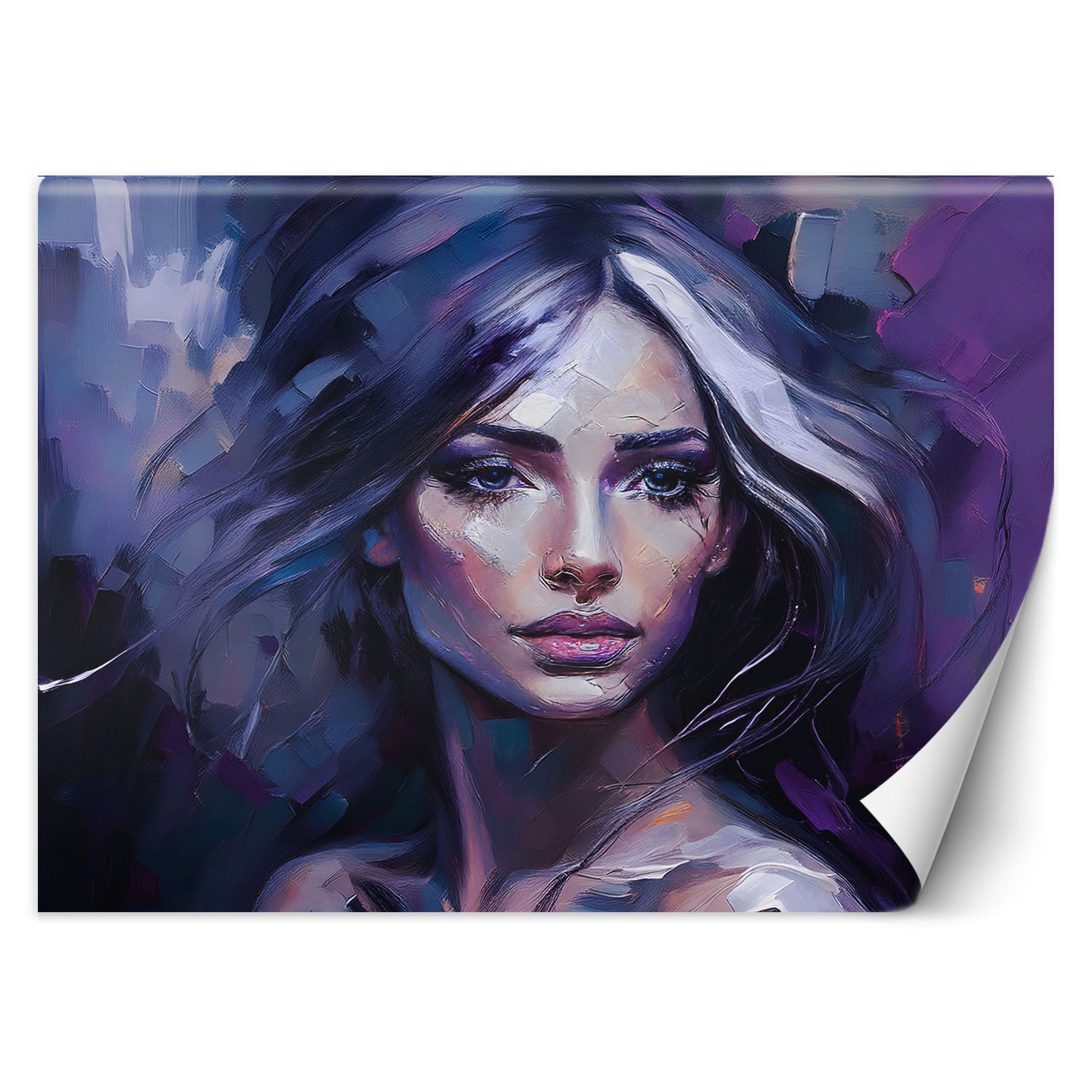 Fototapeta, Kobieta Glamour Fioletowy 300x210