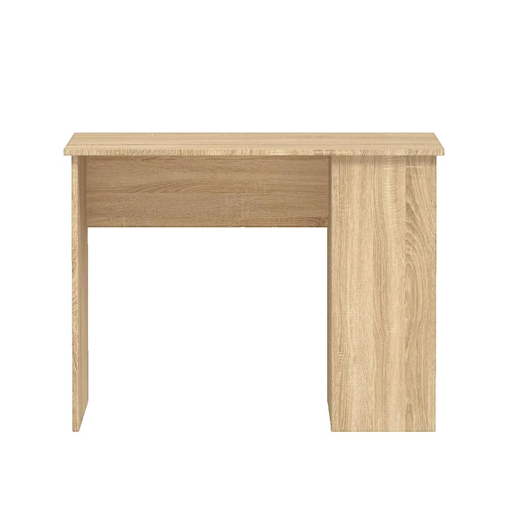 Biurko vidaXL z drewna inżynieryjnego z półkami 100x55x75 cm dąb naturalny