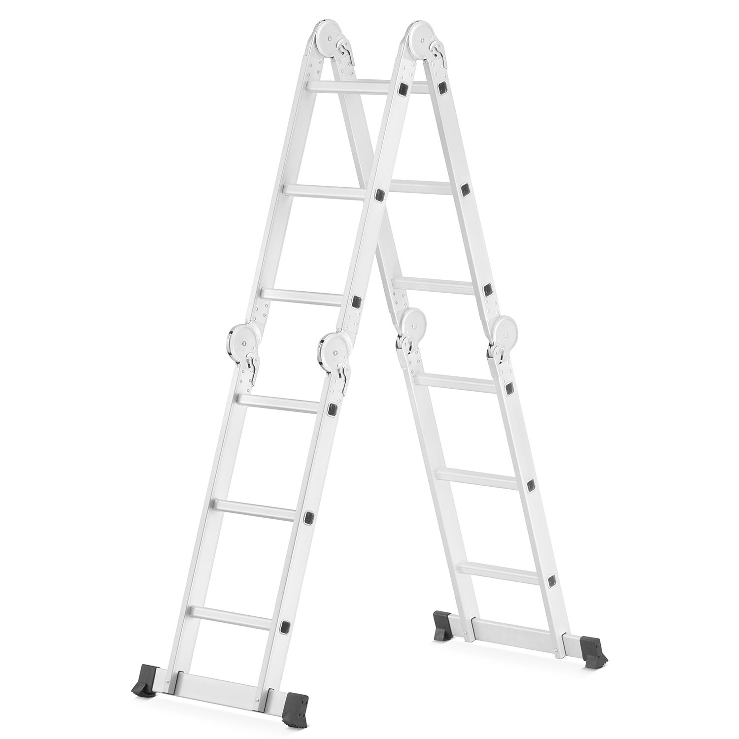 DRABINA aluminiowa przegubowa 4x3 Eco HIGHER + podest - 4