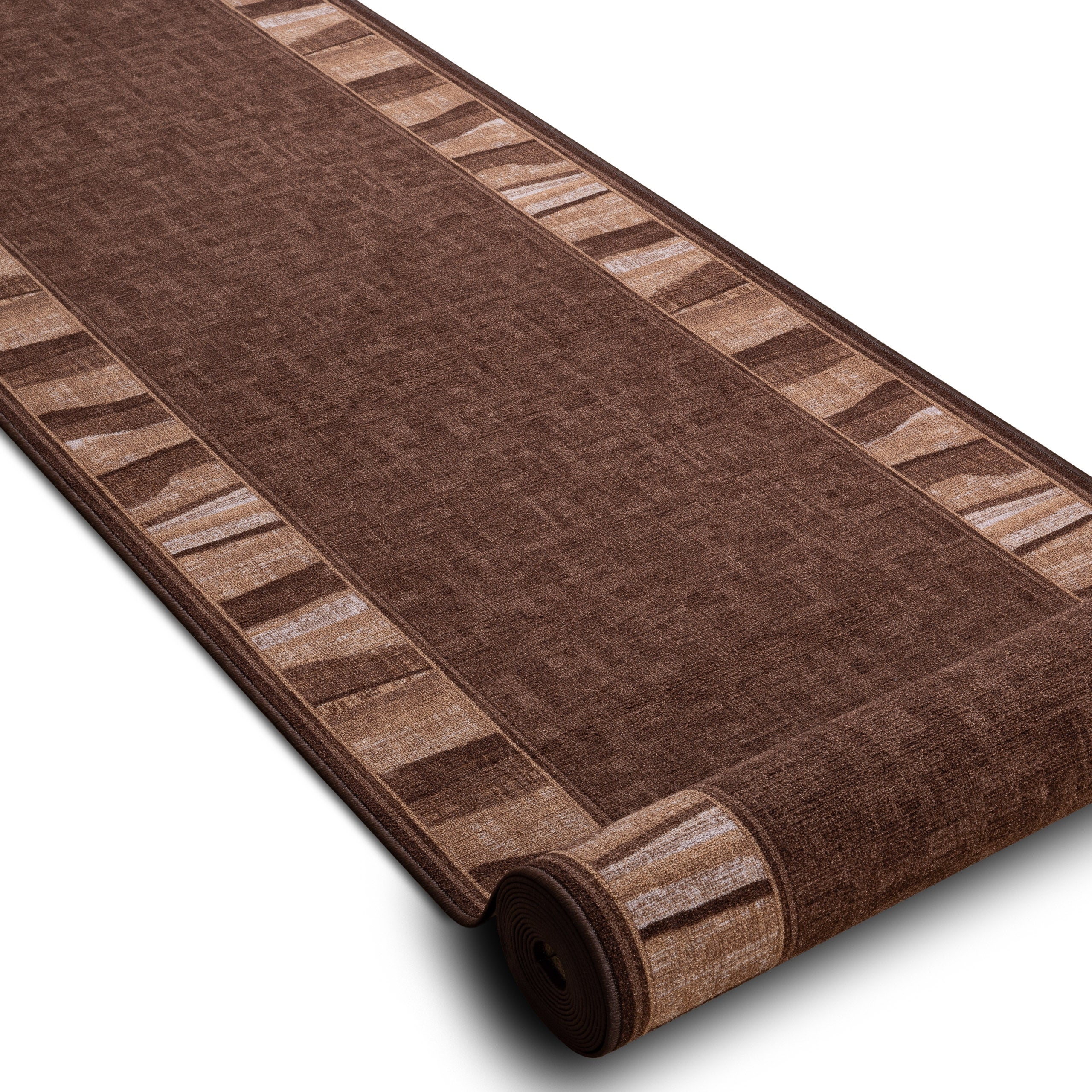 CHODNIK podgumowany LINEA brąz 100cm 100x130 cm - 2