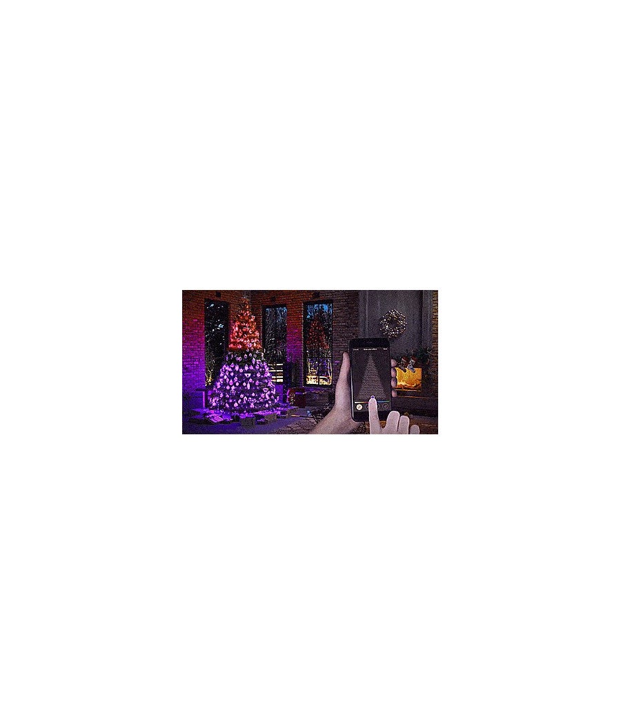 Trade Shop - Catena Luminosa Per Albero Controllo Remoto Tramite App Wifi Smart 180 Led Rgb - - 4