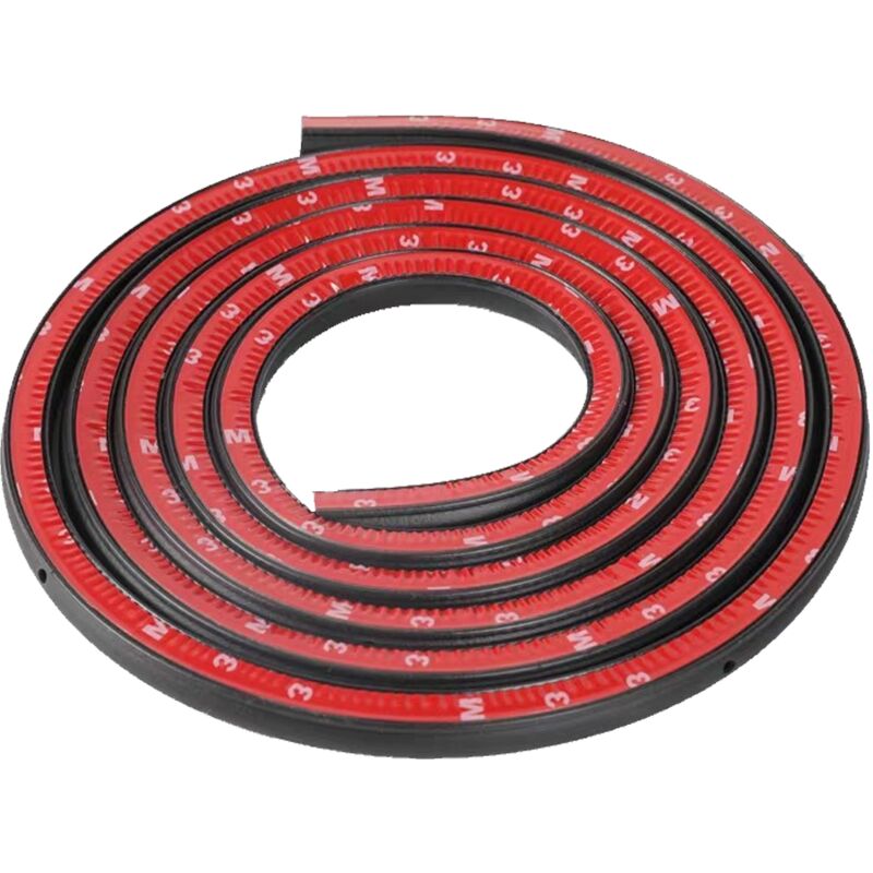 QWORK 3 Mètres Gouttière Pour RV Camping-Car Voiture Bateau - Bande Caoutchouc Auto-Adhésive Forme J Blanche