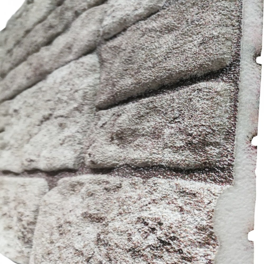 CASTELLO - Panneau EPS Résiné Faux Pierre Mesure 100x50 Cm Épaisseur 2 Cm - 2