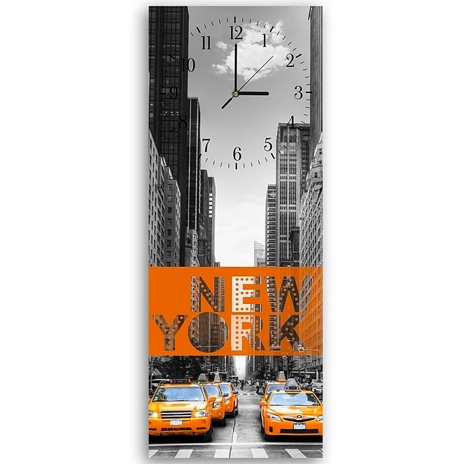 Horloge Murale Design Citadin Taxis De New York 25 X 65 Cm Leroy Merlin Horloge murale design citadin taxis de new york 25 x 65 cm leroy merlin