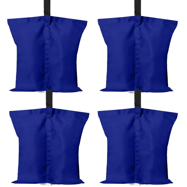 ABCCANOPY Confezione da 4 sacchi di sabbia per gazebo, di grado industriale, resistenti, con doppia cucitura, pesi per gambe per gazebo pop-up, ombrel