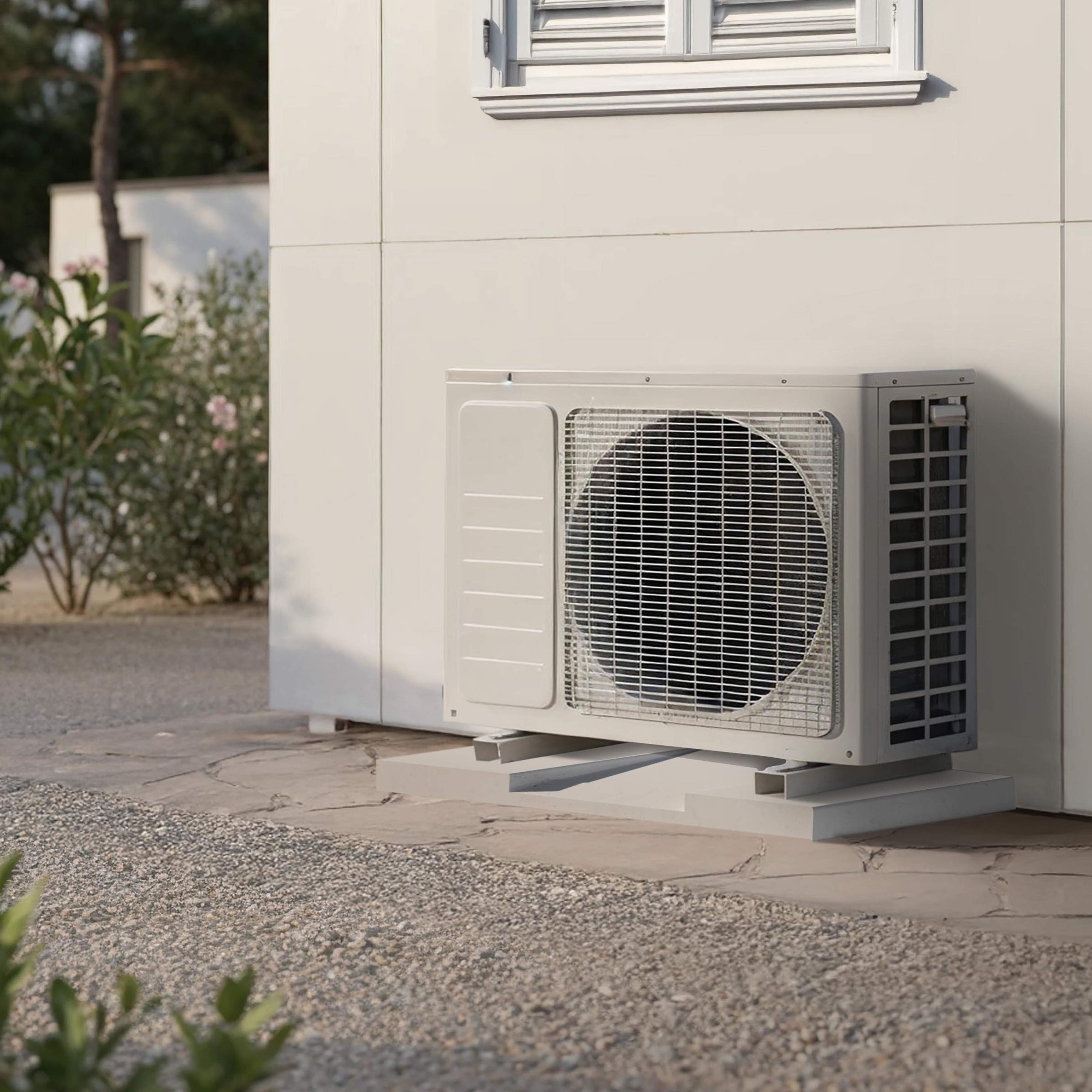Dalle Béton pour Groupe Extérieur de Climatisation & PAC - Support Professionnel 60 × 100 cm - Conforme DTU 65.16 - 4