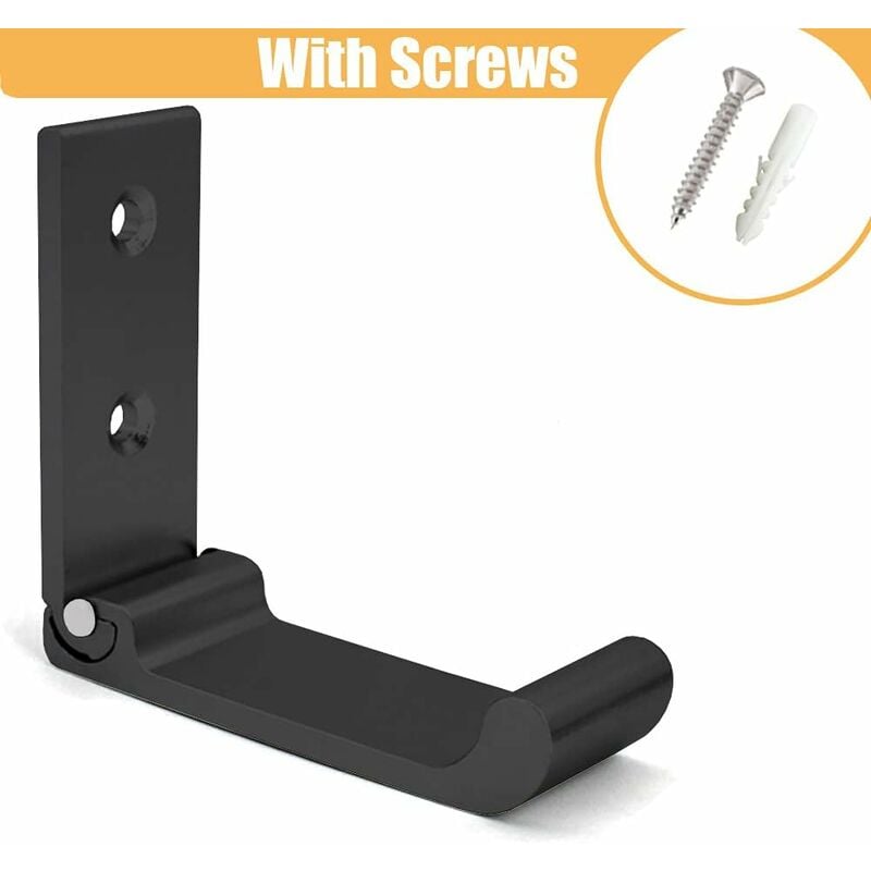 KYOEON 8 ganci appendiabiti in argento, appendiabiti da parete, ganci per viti, ganci per asciugamani, per forare, ganci da parete per bagno, cucina, porta