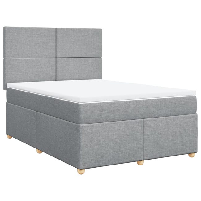 Sommier à lattes de lit avec matelas Gris foncé Sommier à lattes de lit avec matelas Gris foncé
