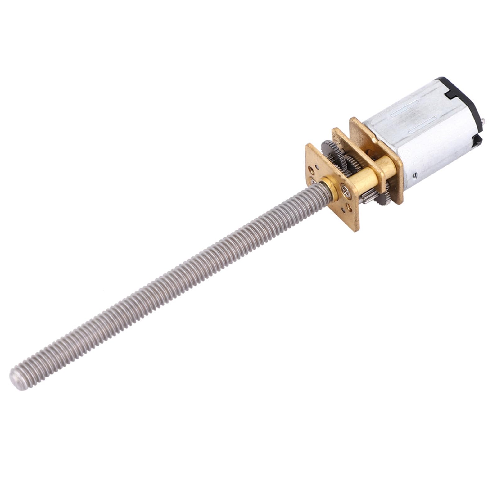 Motoriduttore Elettrico A Vite Senza Fine 6V - 50 RPM, Coppia Elevata, Ingranaggi Metallici Precise, Per Cappe, Macchinari Intelligenti, Fai Da Te