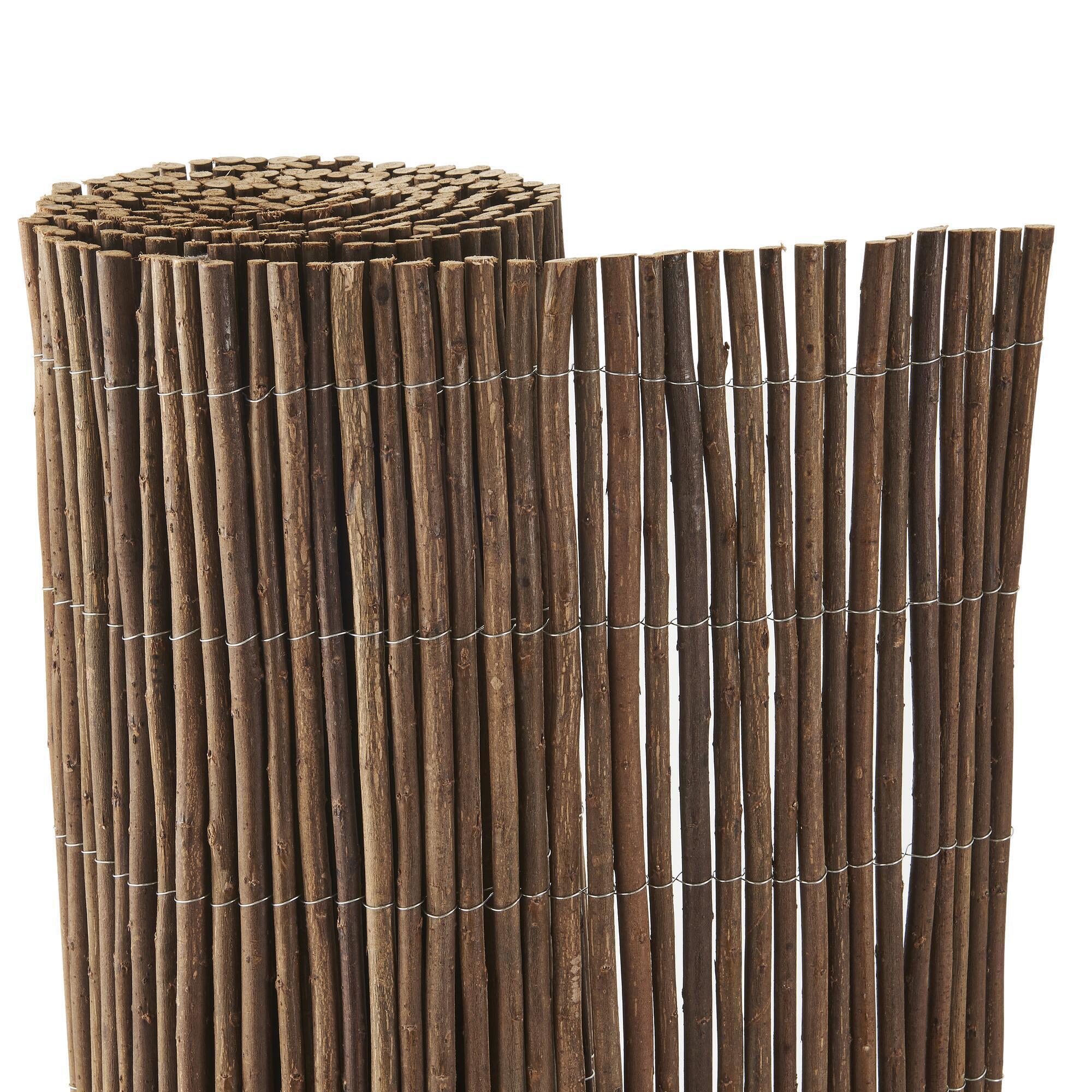 Canniccio in vimini decorativo naturale, 3 kg/m², H.1,5 x L.3 m, NATERIAL - 4