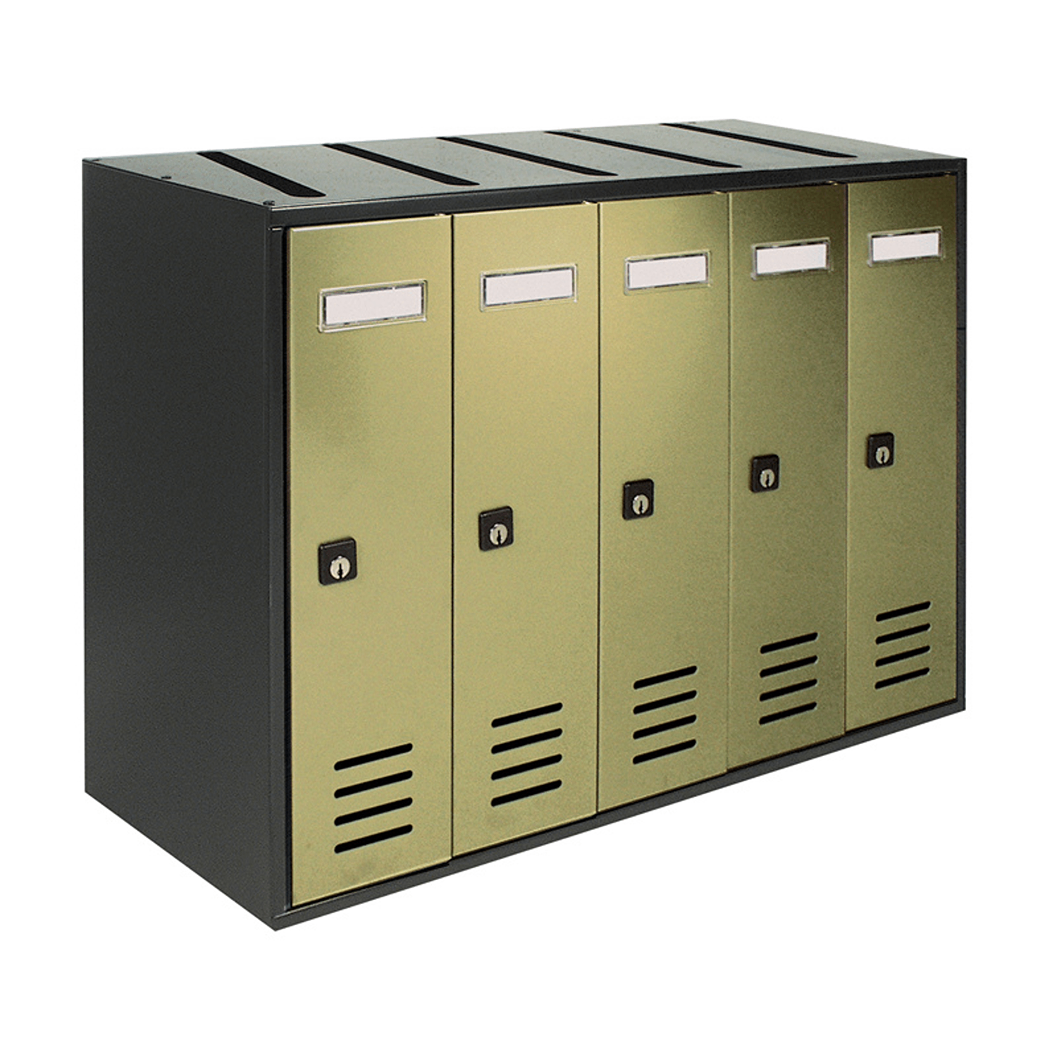 ALUBOX CUBO, casier postal collectif 5 portes, vertical, 38X53X25 cm ...