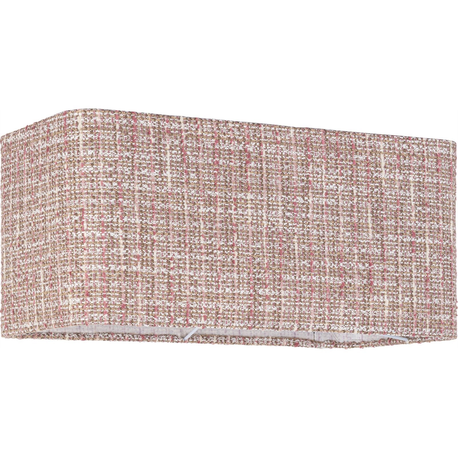 Abat jour rectangulaire rose tendance en tissu élégant 55 x 25 x 25 cm ...