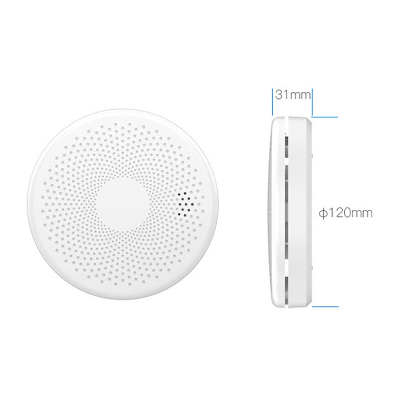 Detector inteligente de humo y monóxido de carbono Tuya WiFi 2 en 1 con alarma sonora y luminosa. - 7