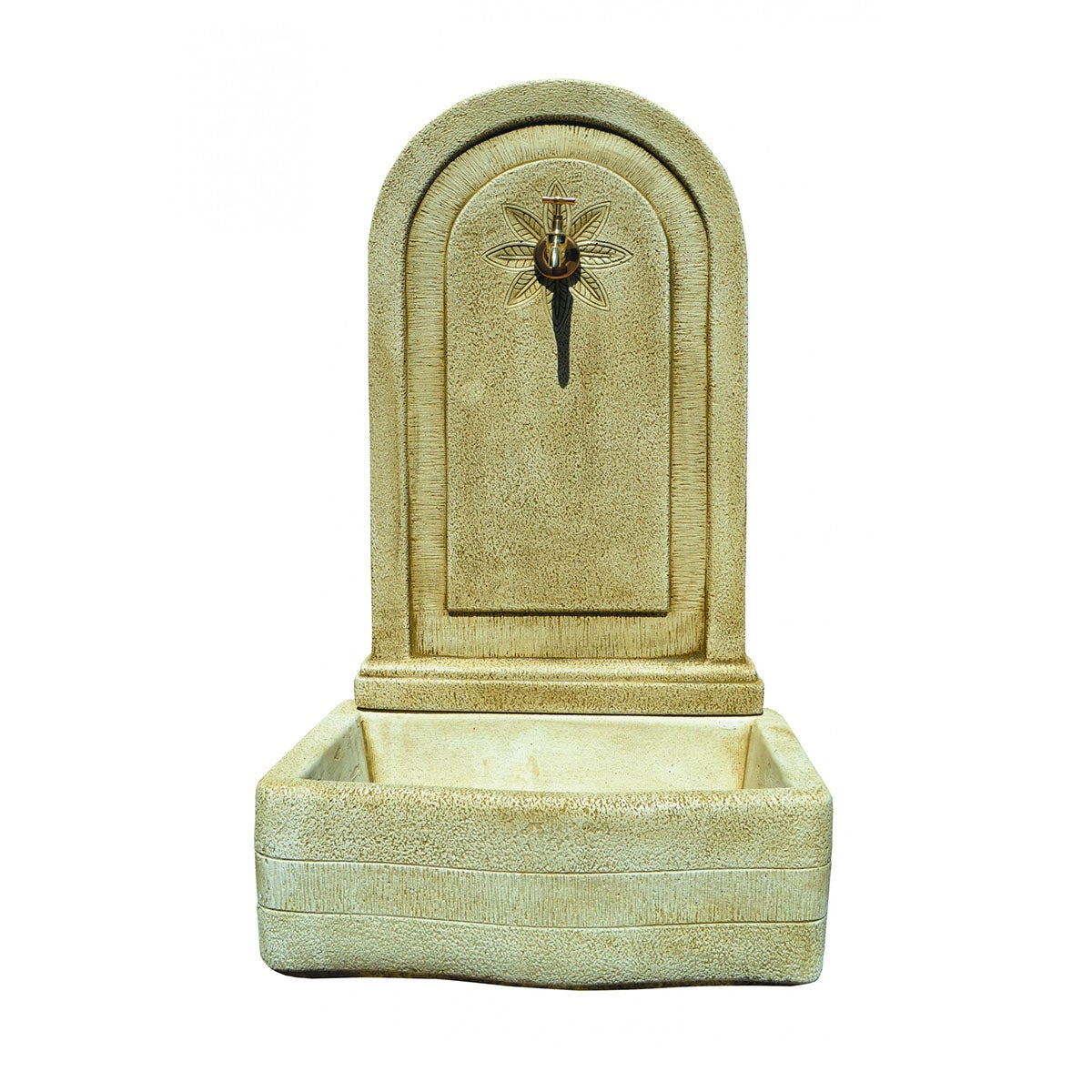 Mur fontaine de Jardin en pierre de laurier extérieur 42x55x98cm. - 2