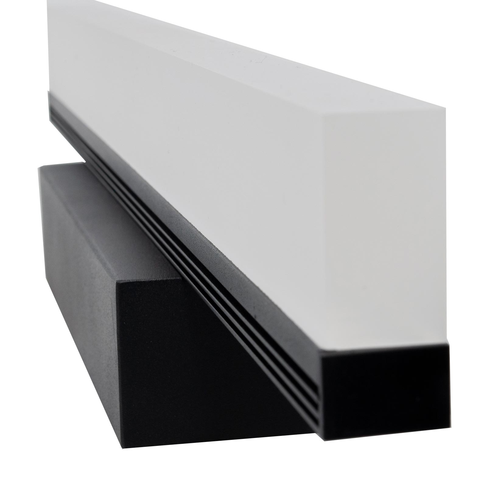 Applique murale LED pour salle de bain IP44 noire 9W, lampe miroir, lumière blanche naturelle 4000K 675 lumens, 40 cm - 7