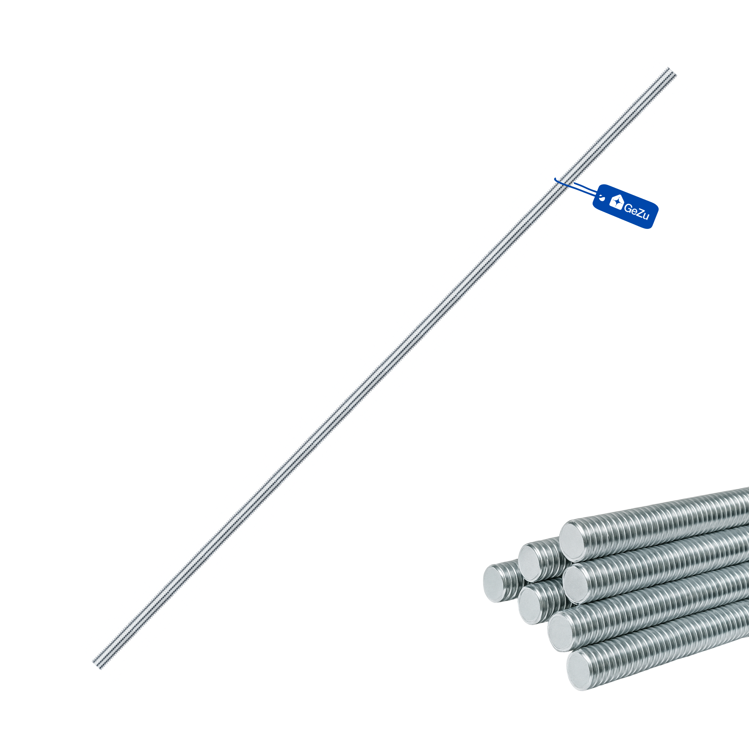 Tige Filetée M3 1000 mm Acier Inoxydable Barre Filetées Entièrement Vis ...