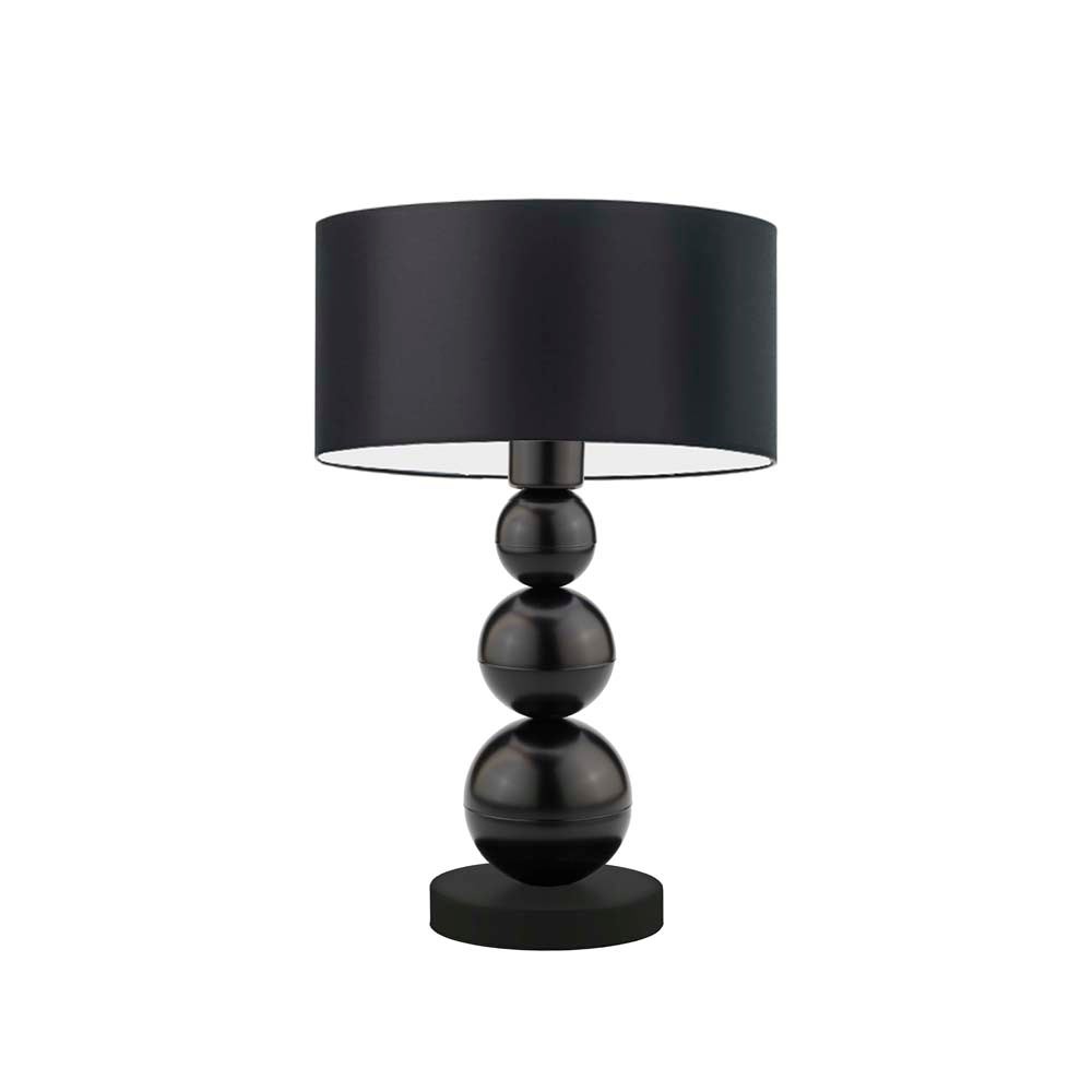 Lampka nocna na biurko lampa biurkowa LED z abażurem walec 30cm BUBBLE