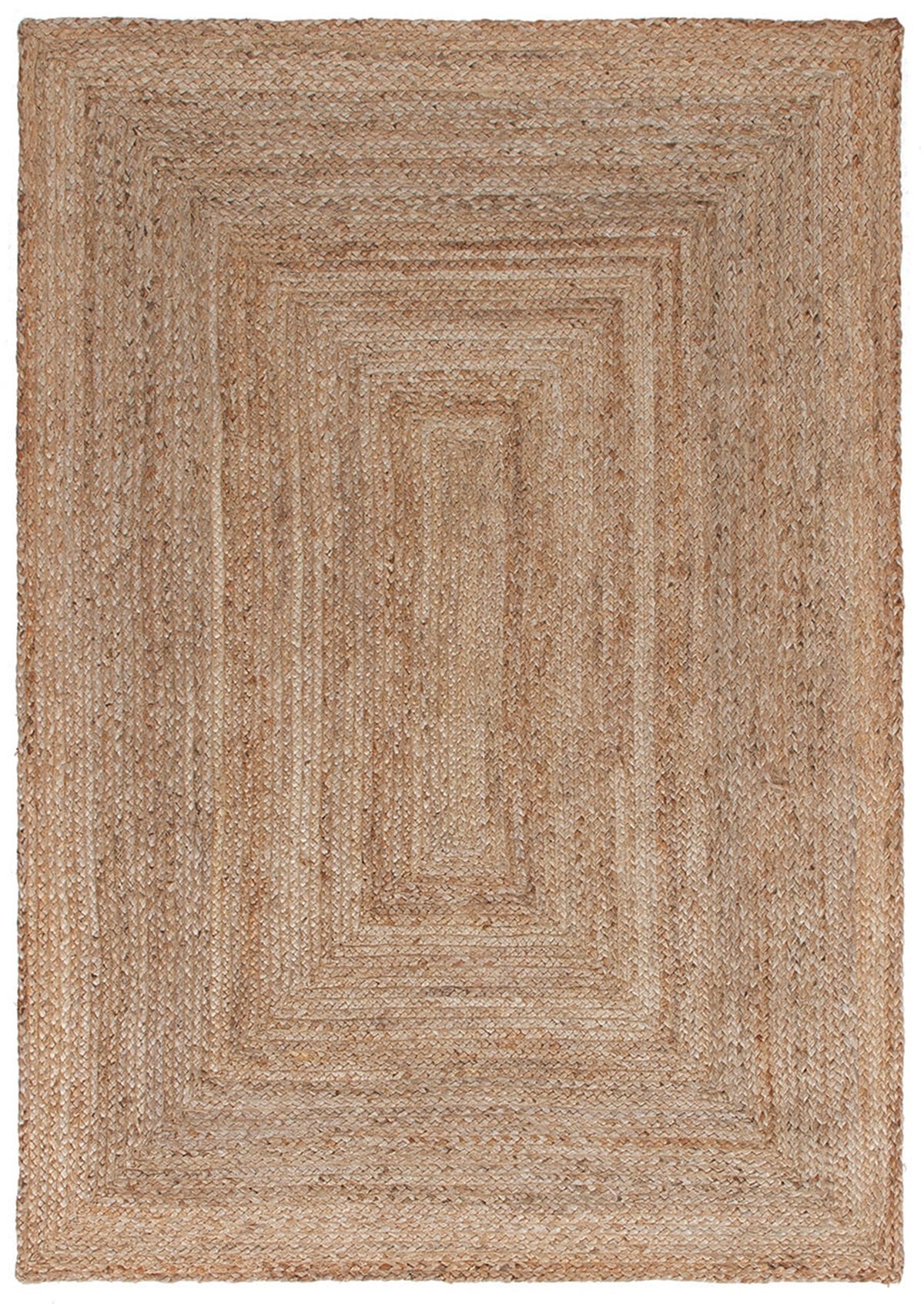 Dywanik Frame z juty w kolorze żółto-złotym, dł. 200 x szer. 80 cm (Galleriafarah1970)