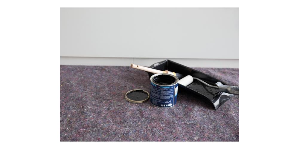 Protection de sol, côté feutre, côté plastique, gris, 1 m x 10 m - 3