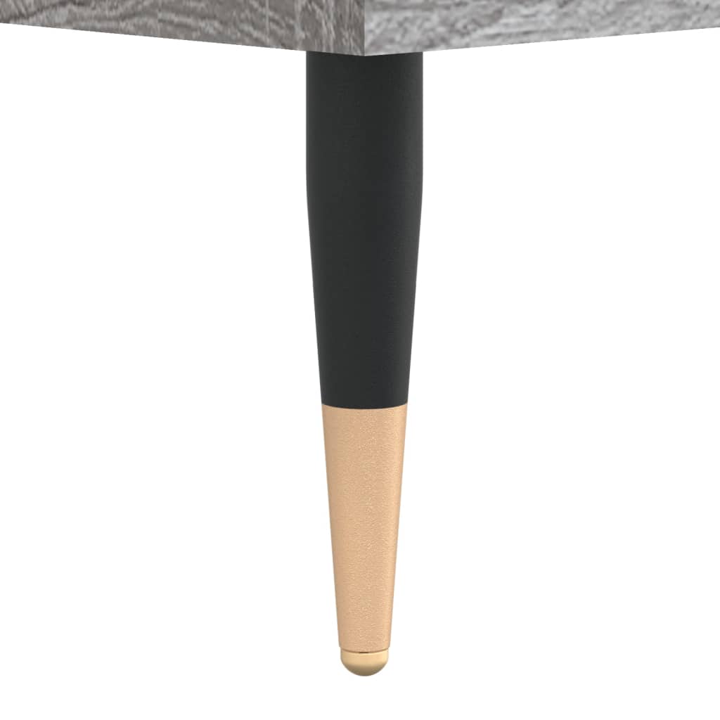 Meuble TV sonoma gris 150x30x44,5 bois d'ingénierie - 9