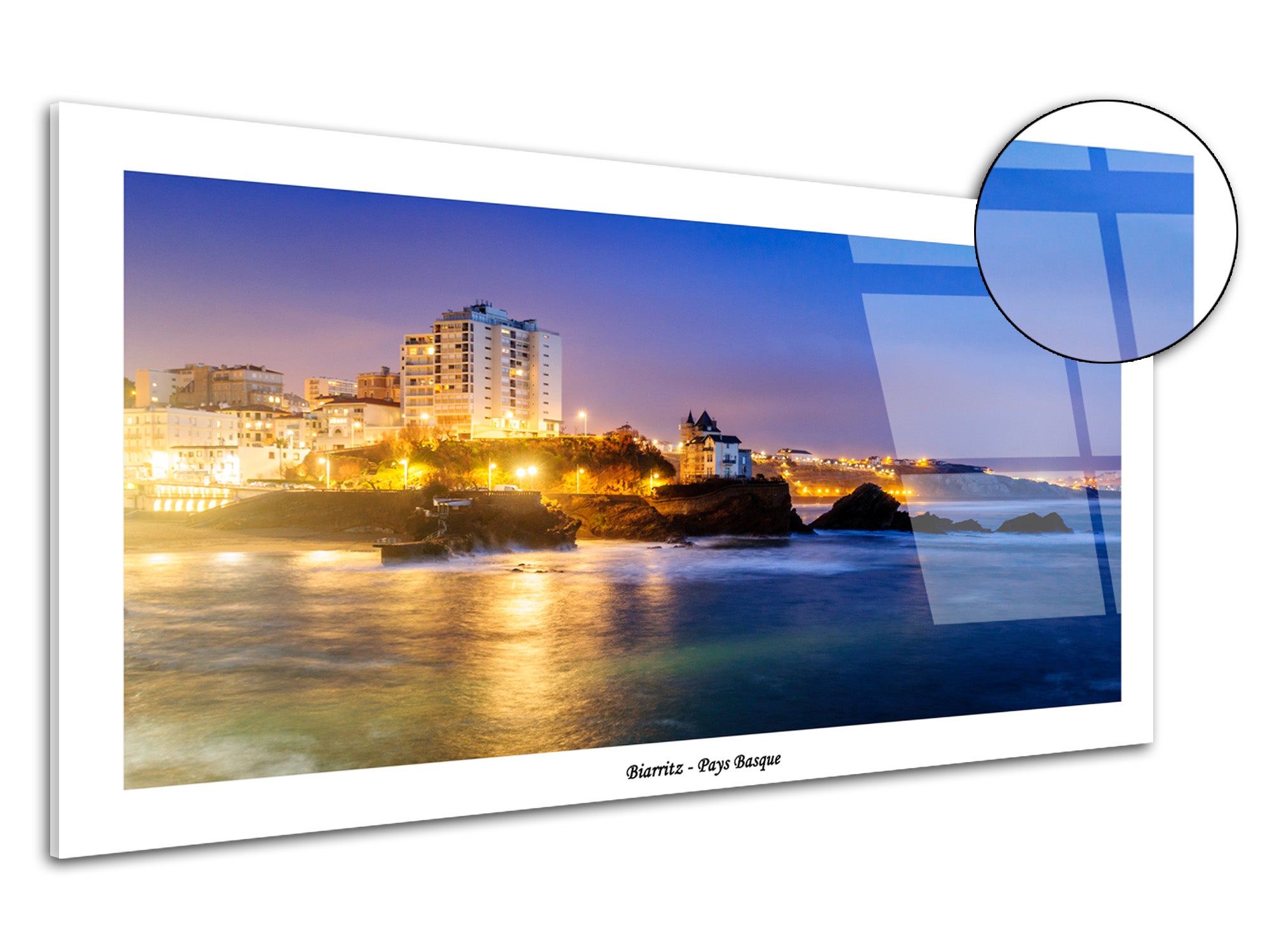 Tableau Déco Sur Plexiglas Tulup 125x50 Cm – Paysage Mer, Plage Et Palmiers – Moderne